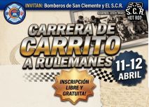 San Clemente - Los Bomberos invitan a la CARRERA DE CARRITO A RULEMANES