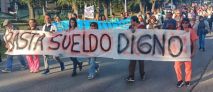 Mueva Marcha  por  Salarios Sanitarios y Empleados en general municipales