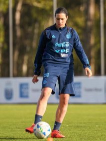 Candelaria Murillo convirtió un gol en la final del título internacional de River