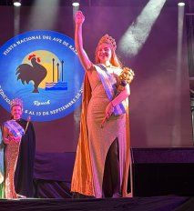 Ámbar Aranciaga Morales representó a San Bernardo y al Partido de La Costa en la 27° Fiesta Nacional del Ave de Raza