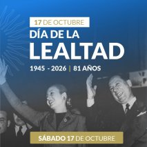Mar del Tuyú: A 81 años, 17 de octubre Día de la Lealtad